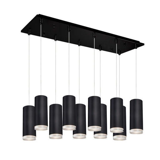 Cameo 27-in Black 10-light Multi Pendant | MP401431BK-10