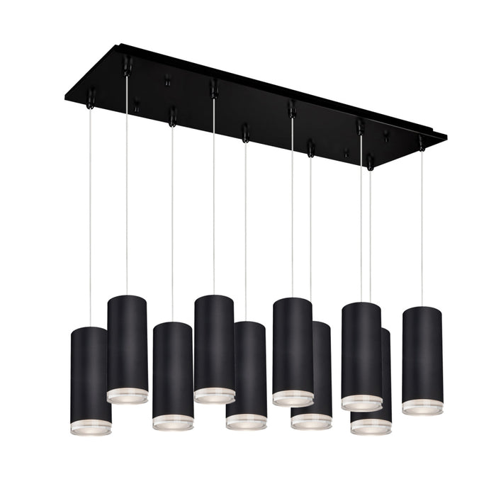 Cameo 27-in Black 10-light Multi Pendant | MP401431BK-10