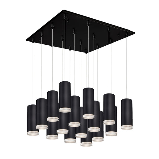 Cameo 19-in Black 16-light Multi Pendant | MP401431BK-16