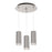 Cameo 11-in Brushed Nickel 3-light Multi Pendant | MP401431BN-03