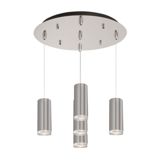 Cameo 14-in Brushed Nickel 5-light Multi Pendant | MP401431BN-05