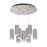 Cameo 18-in Brushed Nickel 9-light Multi Pendant | MP401431BN-09