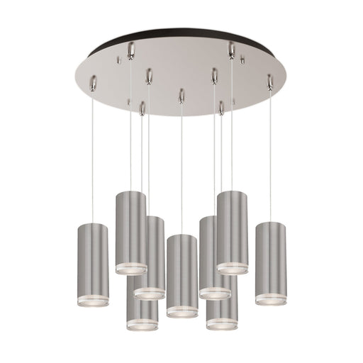 Cameo 18-in Brushed Nickel 9-light Multi Pendant | MP401431BN-09