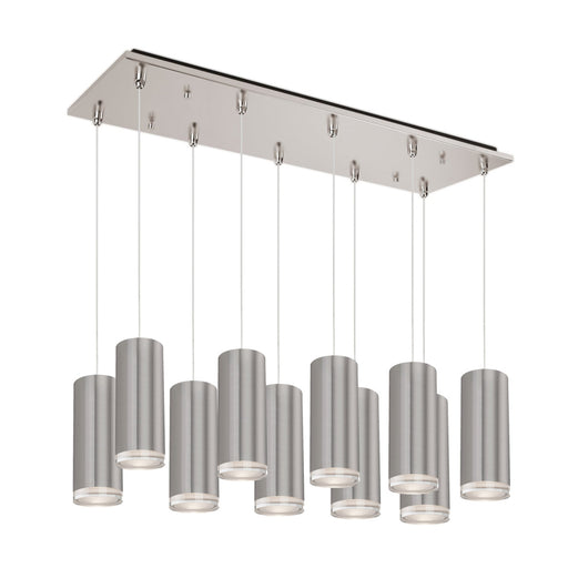 Cameo 27-in Brushed Nickel 10-light Multi Pendant | MP401431BN-10