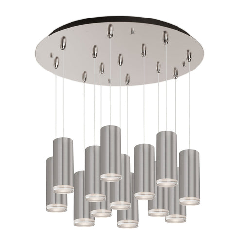 Cameo 24-in Brushed Nickel 13-light Multi Pendant | MP401431BN-13