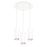 Cameo 11-in White 3-light Multi Pendant | MP401431WH-03
