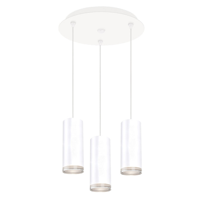 Cameo 11-in White 3-light Multi Pendant | MP401431WH-03