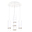 Cameo 14-in White 5-light Multi Pendant | MP401431WH-05
