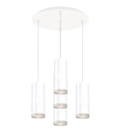 Cameo 14-in White 5-light Multi Pendant | MP401431WH-05