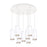 Cameo 18-in White 9-light Multi Pendant | MP401431WH-09