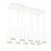 Cameo 27-in White 10-light Multi Pendant | MP401431WH-10