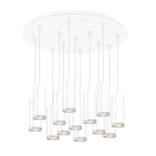 Cameo 24-in White 13-light Multi Pendant | MP401431WH-13