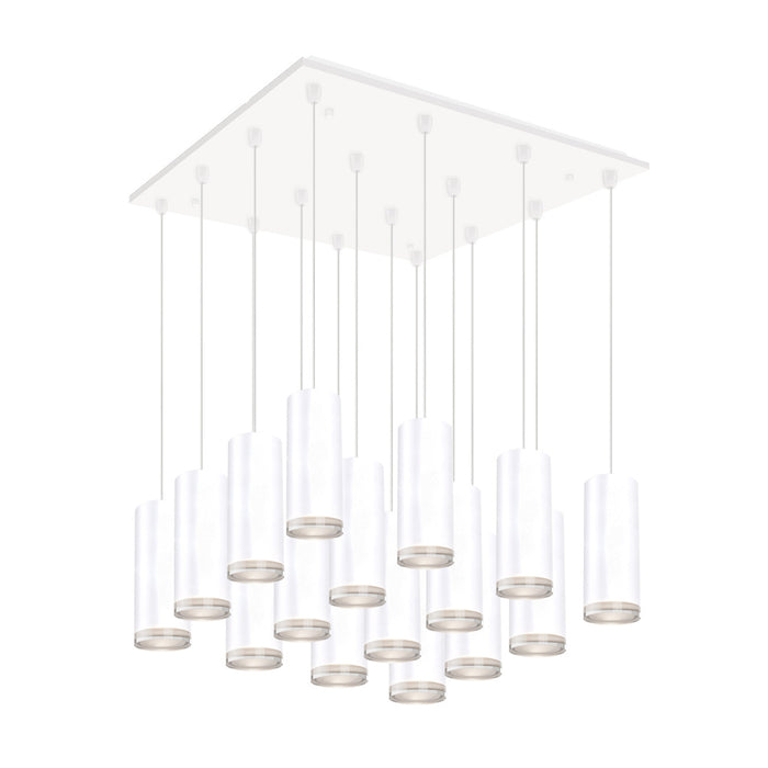 Cameo 19-in White 16-light Multi Pendant | MP401431WH-16