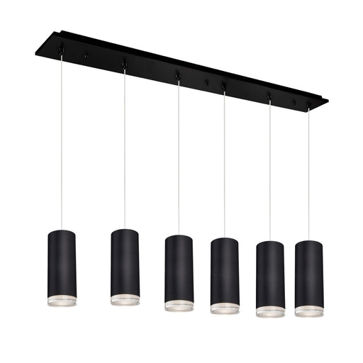 Cameo 42-in Black 6-light Multi Pendant | MP401432BK-06