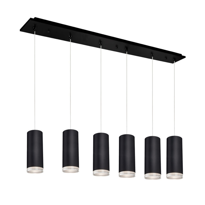 Cameo 42-in Black 6-light Multi Pendant | MP401432BK-06
