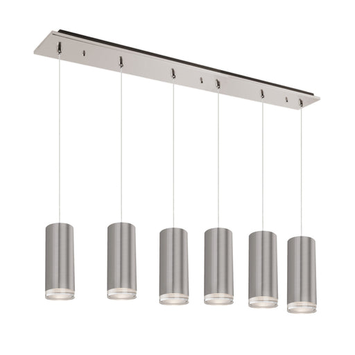 Cameo 42-in Brushed Nickel 6-light Multi Pendant | MP401432BN-06