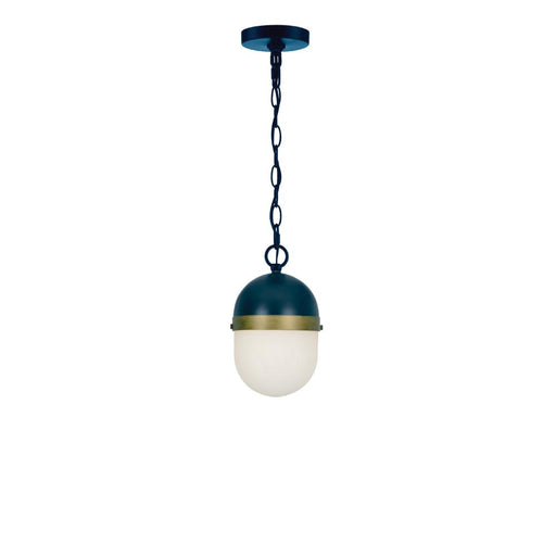 Brian Patrick Flynn Capsule 3 Light Matte Black + Textured Gold Outdoor Pendant | CAP-8506-MK-TG