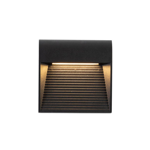 Casa 5-in Black Led Exterior Wall Sconce | EW27905-BK