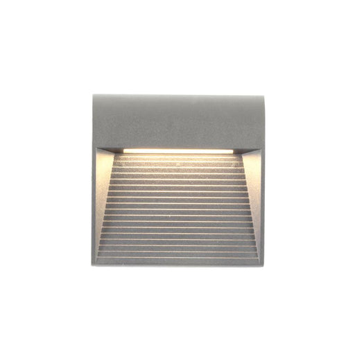 Casa 5-in Grey Led Exterior Wall Sconce | EW27905-GY