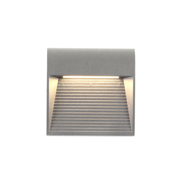 Casa 5-in Grey Led Exterior Wall Sconce | EW27905-GY