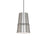 Kuzco Lighting Inc Castor 8-in Brushed Nickel 1 Light Pendant