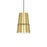 Kuzco Lighting Inc Castor 8-in Gold 1 Light Pendant