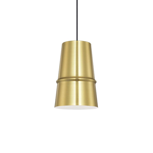 Kuzco Lighting Inc Castor 8-in Gold 1 Light Pendant