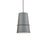 Kuzco Lighting Inc Castor 8-in Gray 1 Light Pendant