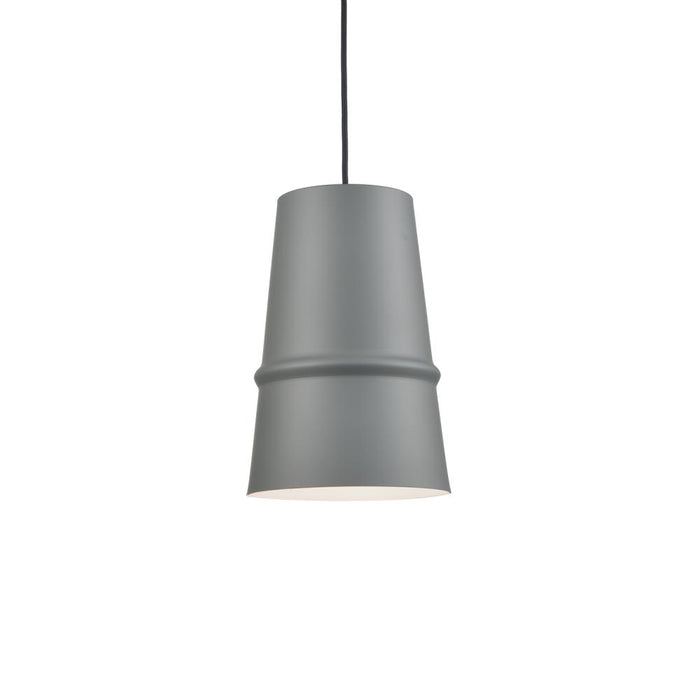 Kuzco Lighting Inc Castor 8-in Gray 1 Light Pendant