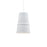 Kuzco Lighting Inc Castor 8-in White 1 Light Pendant