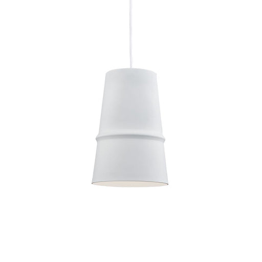 Kuzco Lighting Inc Castor 8-in White 1 Light Pendant