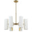6 Light  Chandelier, Agb W/ Opal Glass | CEA-246C-AGB