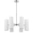 6 Light  Chandelier, Sc W/ Opal Glass | CEA-246C-SC