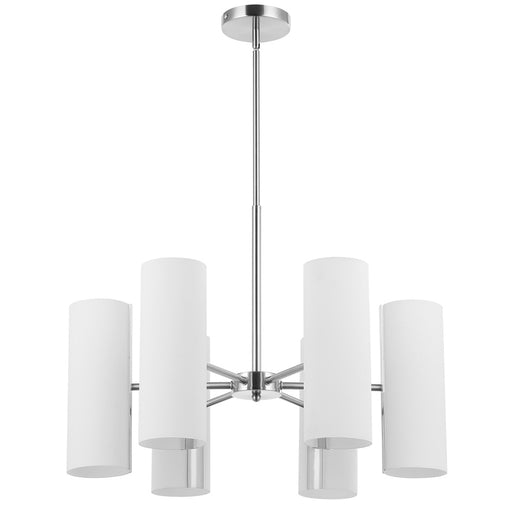 6 Light  Chandelier, Sc W/ Opal Glass | CEA-246C-SC