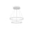 Kuzco Lighting Inc Cerchio 24-in White LED Chandeliers