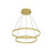 Cerchio 32-in Brushed Gold Led Chandeliers | CH87232-BG