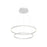 Cerchio 32-in White Led Chandeliers | CH87832-WH-UNV-010