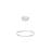 Kuzco Lighting Inc Cerchio 18-in White LED Pendant