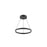 Kuzco Lighting Inc Cerchio 18-in Black LED Pendant