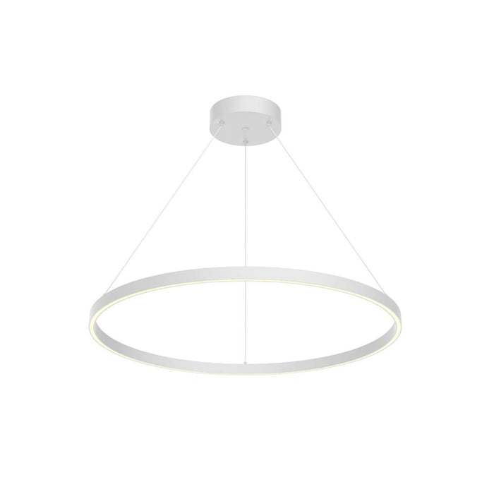 Cerchio 32-in White Led Pendant | PD87732-WH