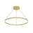 Kuzco Lighting Inc Cerchio 36-in Brushed Gold LED Pendant