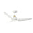 Hugo 42-in Brushed Gold/matte White Fan Ceiling Fan | CF92942-BG/WH