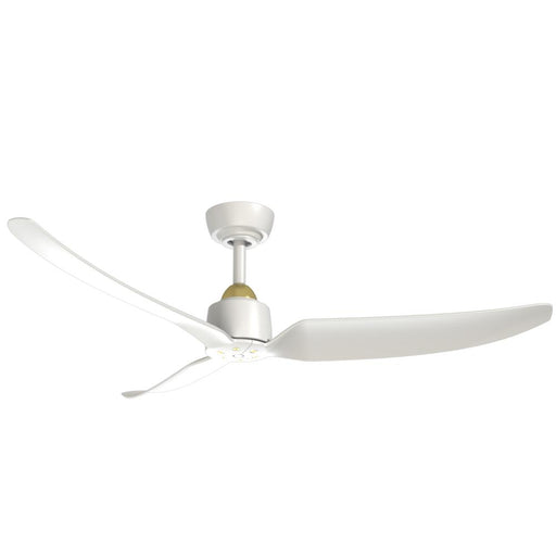 Hugo 52-in Brushed Gold/matte White Fan Ceiling Fan | CF92952-BG/WH