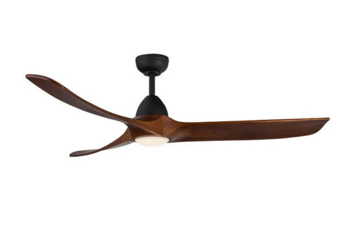 Baylor 60-in Matte Black/dark Walnut Led Ceiling Fan | CF97860-MB/DW-5CCT