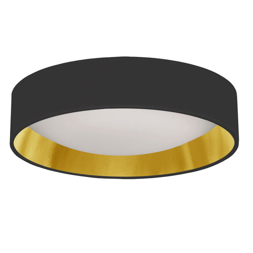 15" Flush Mount, Bk/gld Shade | CFLD-1522-698