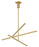 Vega 56-in Brushed Gold Led Chandeliers | CH10356-BG-UNV