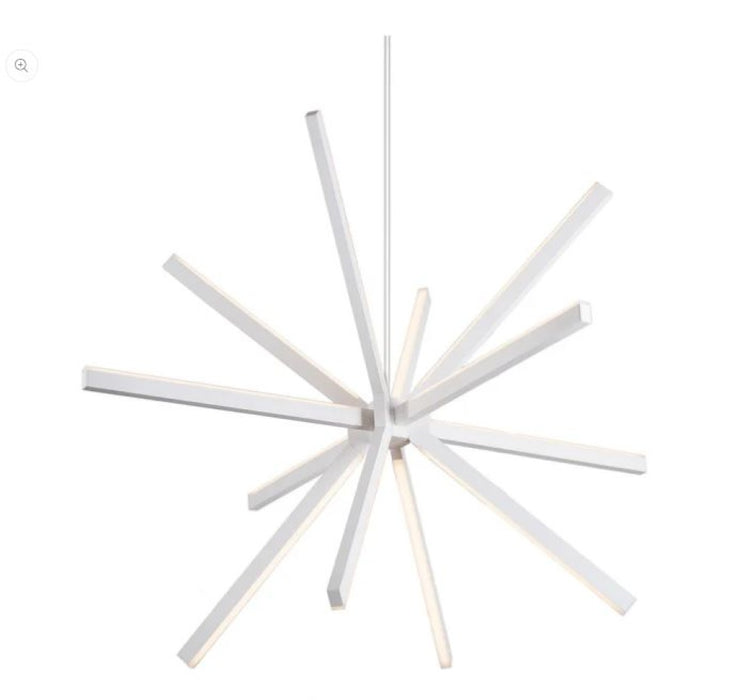 Sirius 48-in White Led Chandeliers | CH14348-WH-UNV-010