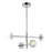 Elixir 22-in Chrome Led Chandelier | CH15504-CH-UNV