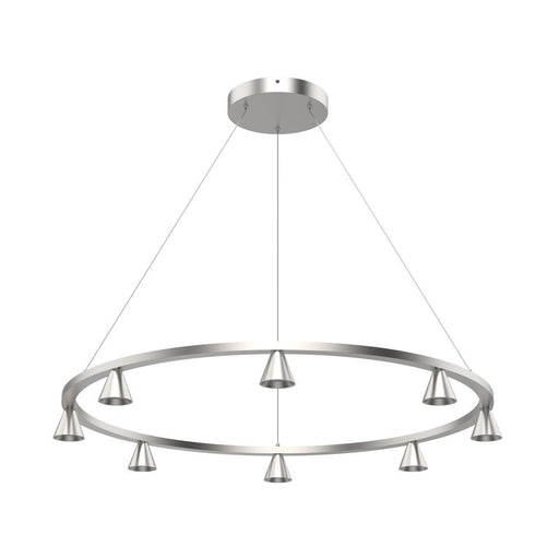 Dune 33-in Brushed Nickel Led Chandeliers | CH19933-BN-UNV