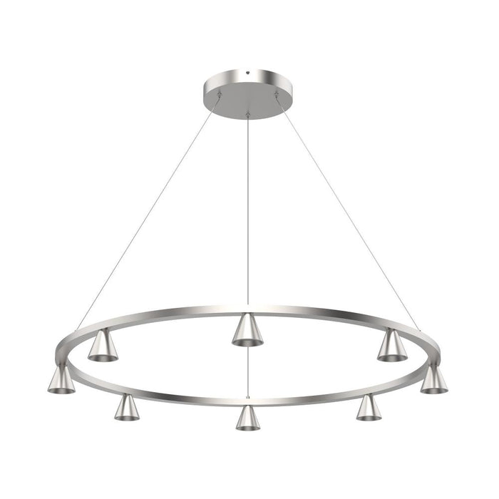 Dune 33-in Brushed Nickel Led Chandeliers | CH19933-BN-UNV